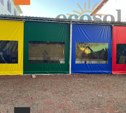 Eco Toldos Cortina com Visor
