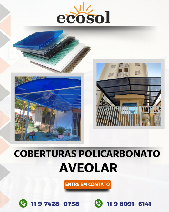 Coberturas em Policarbonato Alveolar sp Coberturas em Policarbonato Alveolar sp