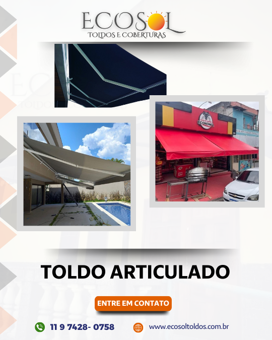 Toldo Articulado na zona leste Toldo Articulado na zona leste